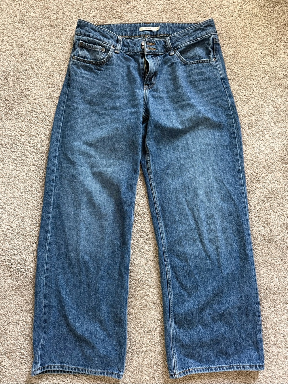 Levi’s Classic Superlow Wide-Leg Women's Jeans in Blue 31x32